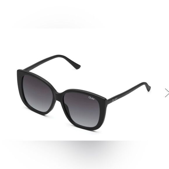 Quay Ever After Frame Matte Black / Lens Smoke Fade 125 NWT $90 - Picture 5 of 11